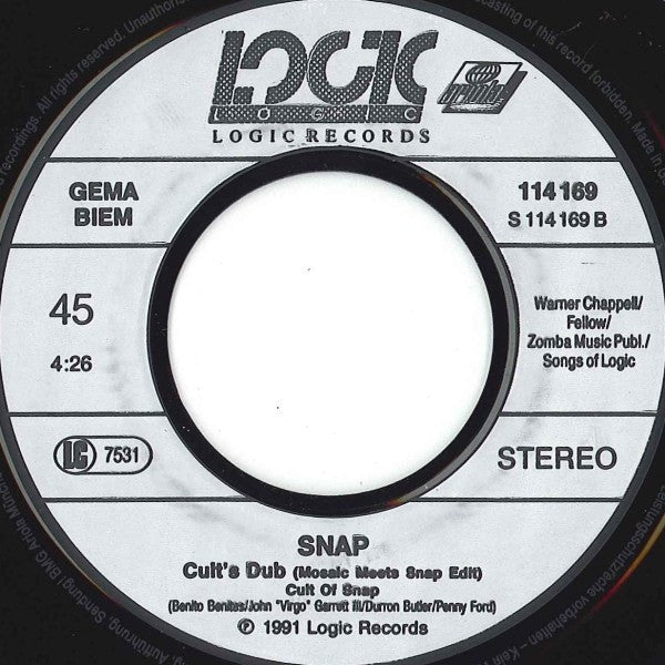 Snap! : Mega Mix (7", Single)