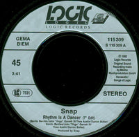 Snap! : Rhythm Is A Dancer (7", Single)