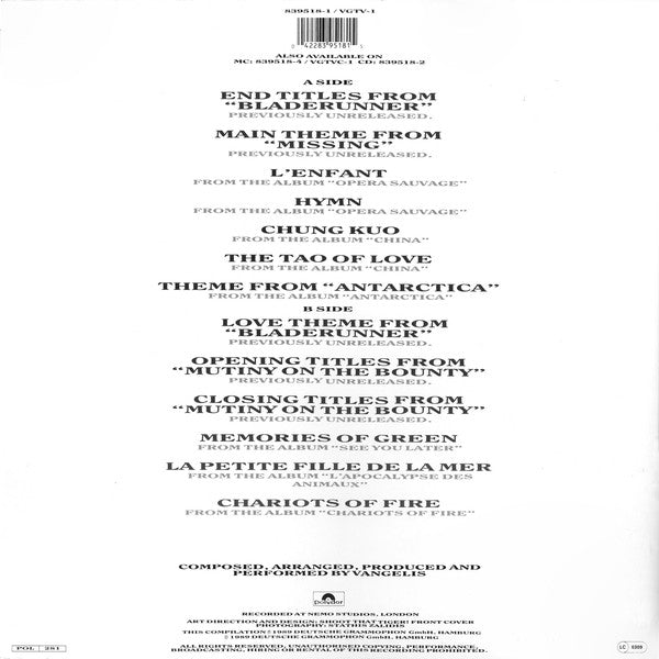 Vangelis : Themes (LP, Comp, Gat)