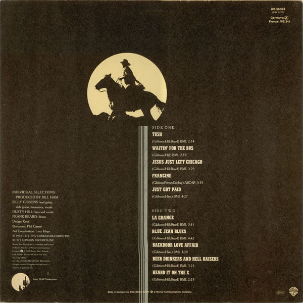 ZZ Top : The Best Of ZZ Top (LP, Comp, RE, RP)