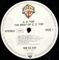 ZZ Top : The Best Of ZZ Top (LP, Comp, RE, RP)