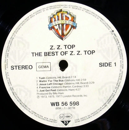 ZZ Top : The Best Of ZZ Top (LP, Comp, RE, RP)