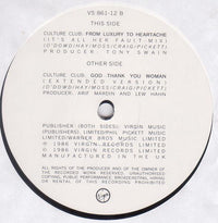Culture Club : God Thank You Woman (12", Single)