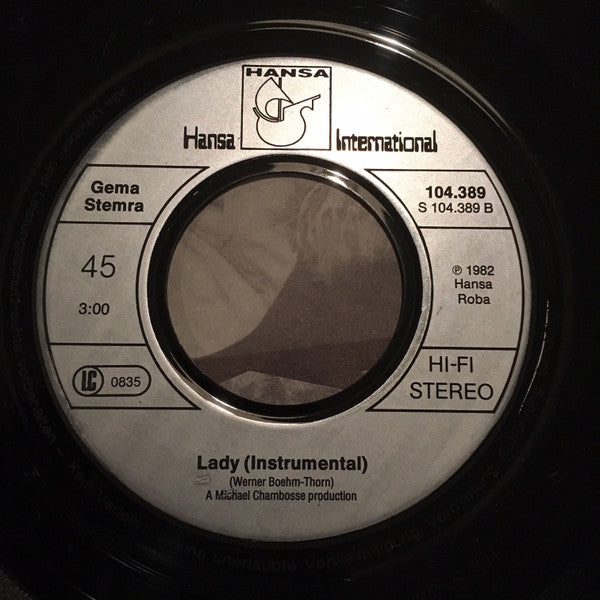 Mary Roos & David Hanselmann : Lady (Version Francaise) (7", Single)