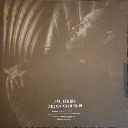 Friedemann Hinz : Ich Leg Mein Wort In Euer Ohr (LP, Album)