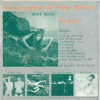 Roxy Music : Both Ends Burning (7", Single)