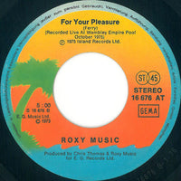Roxy Music : Both Ends Burning (7", Single)