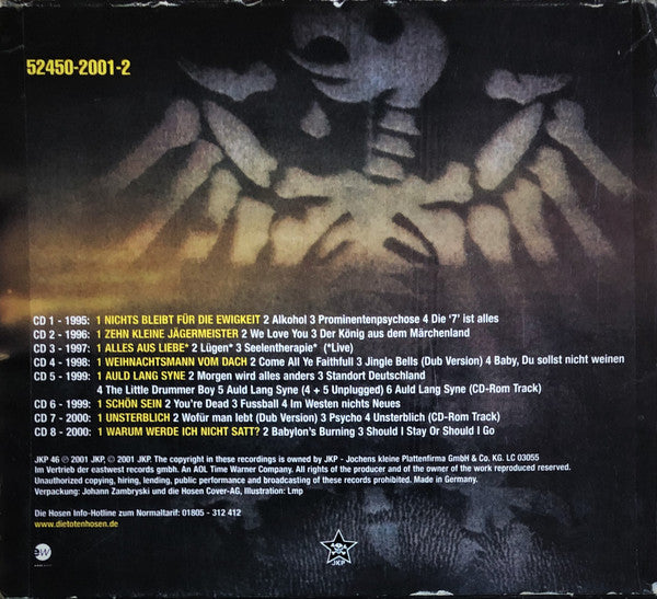Die Toten Hosen : Mehr Davon! Die Single-Box 1995 - 2000 (8xCD, Single + Box, Comp)