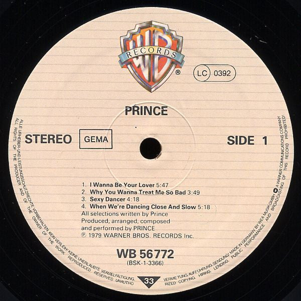 Prince : Prince (LP, Album)