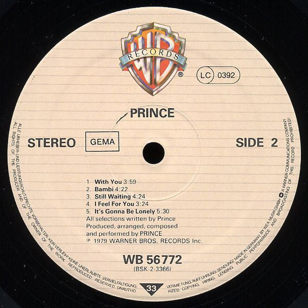 Prince : Prince (LP, Album)