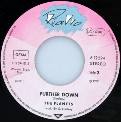The Planets (2) : Lines / Further Down (7", Single)