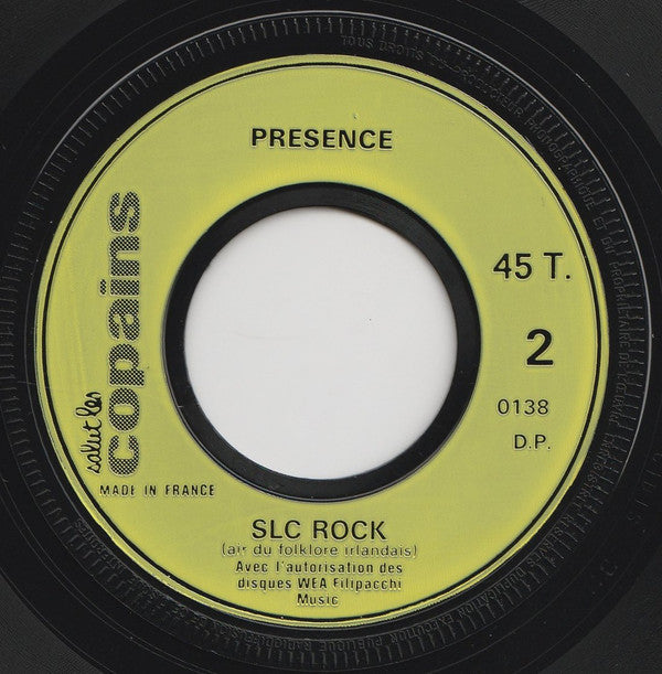 Michel Fugain Et Le Big Bazar / Présence : Monsieur Bernard / SLC Rock (7", Smplr, Mou)