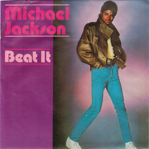 Michael Jackson : Beat It (7", Single, Blu)