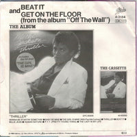 Michael Jackson : Beat It (7", Single, Blu)