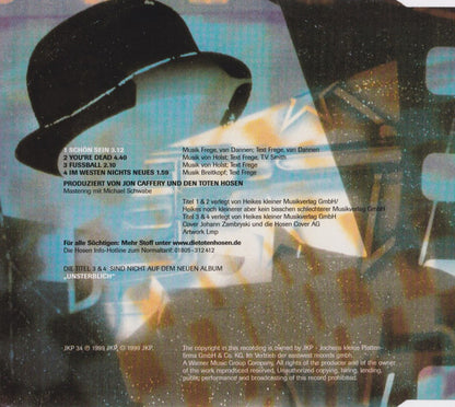 Die Toten Hosen : Schön Sein (CD, Maxi)