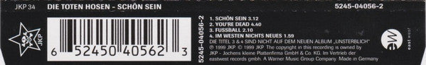 Die Toten Hosen : Schön Sein (CD, Maxi)