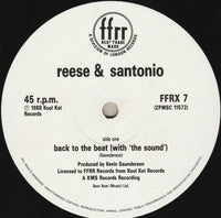 Reese & Santonio : Back To The Beat (With 'The Sound') (12")