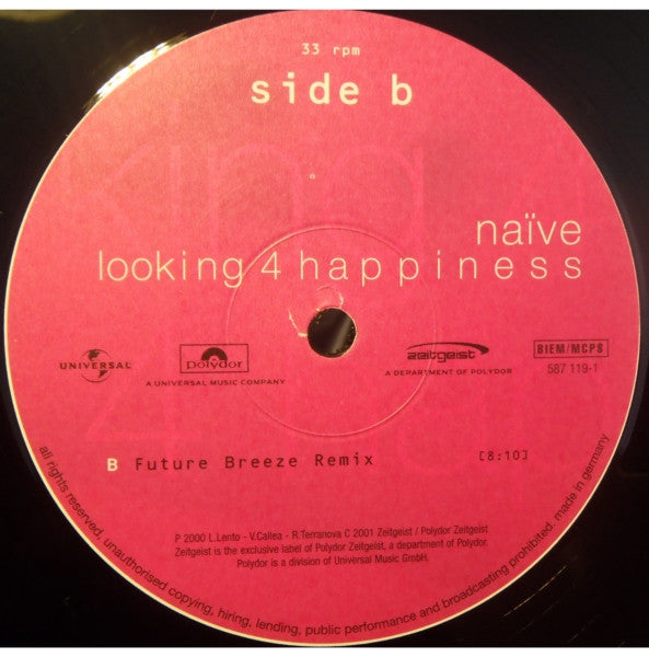 Naïve (2) : Looking 4 Happiness (2x12")