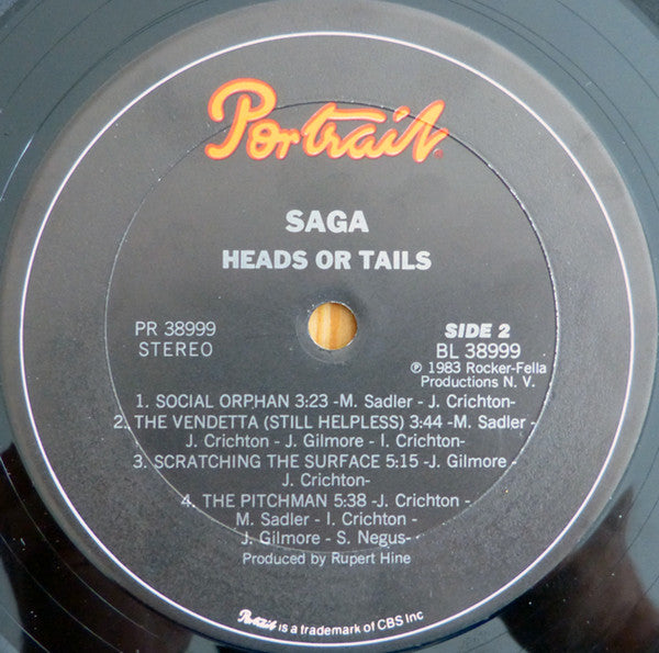 Saga (3) : Heads Or Tales (LP, Album)