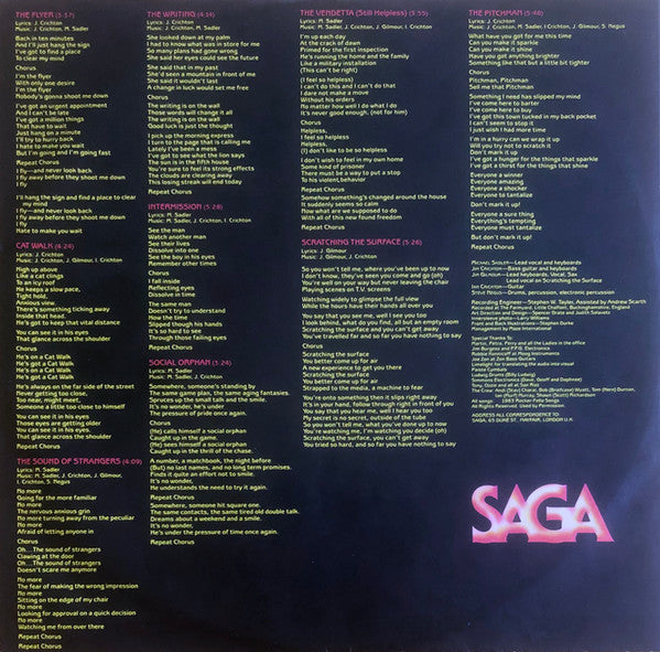 Saga (3) : Heads Or Tales (LP, Album)
