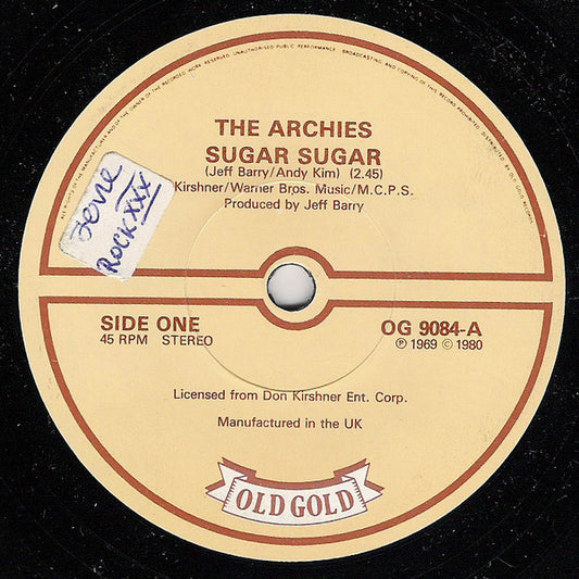 The Archies : Sugar Sugar (7", Single)