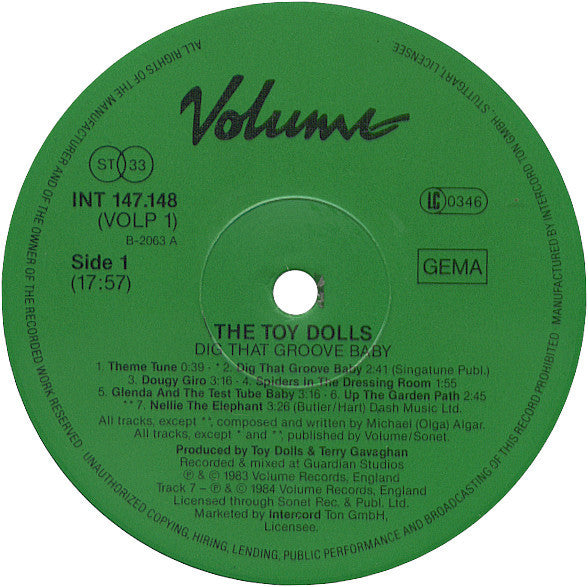 Toy Dolls : Dig That Groove Baby (LP, Album, RE)