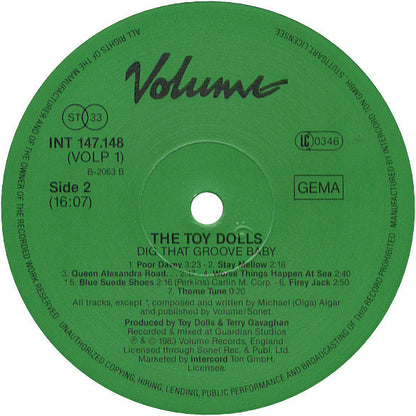 Toy Dolls : Dig That Groove Baby (LP, Album, RE)