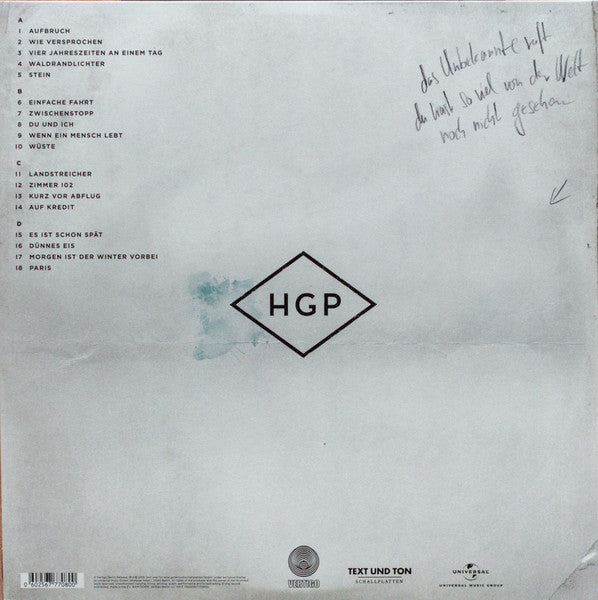 Clueso : Handgepäck I (2xLP, Album)