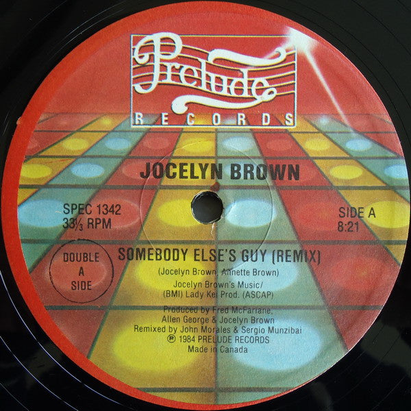 Jocelyn Brown : Somebody Else's Guy (12")