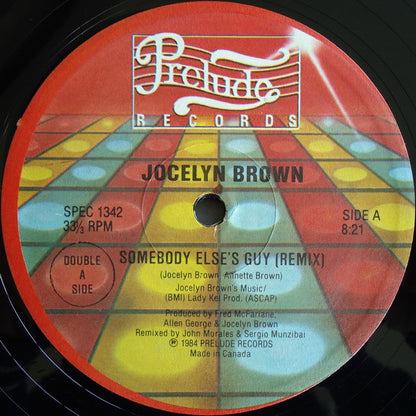 Jocelyn Brown : Somebody Else's Guy (12")