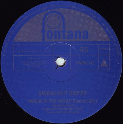 Swing Out Sister : Where In The World? (12")