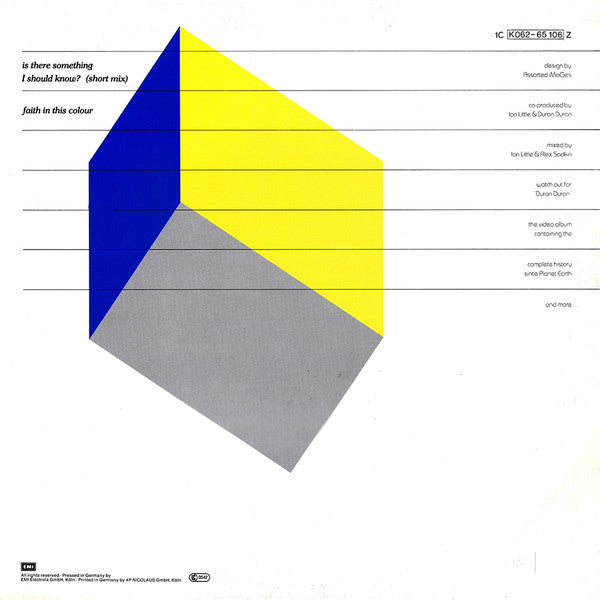 Duran Duran : Is There Something I Should Know? (Monster Mix) (12")