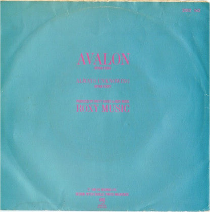 Roxy Music : Avalon (7", Single)