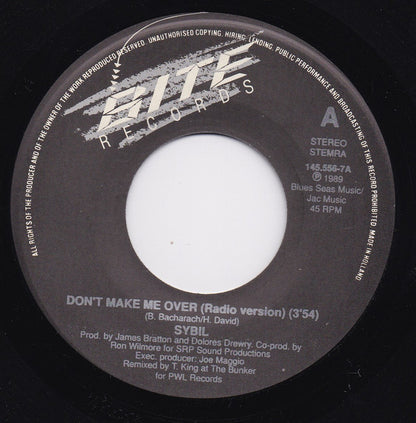 Sybil : Don't Make Me Over (7", Single)