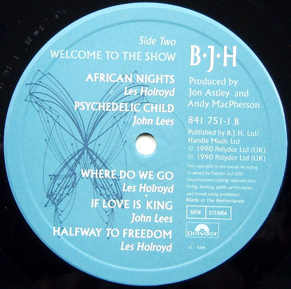 B·J·H* : Welcome To The Show (LP, Album)