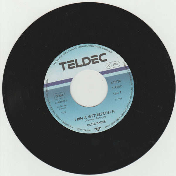 Uschi Bauer : I Bin A Wetterfrosch (7")