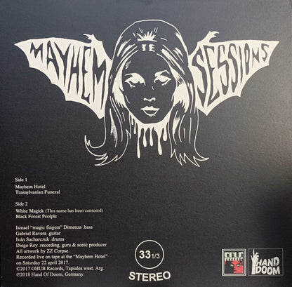 Mephistofeles : Mayhem Sessions (12", EP, Ltd, Bla)