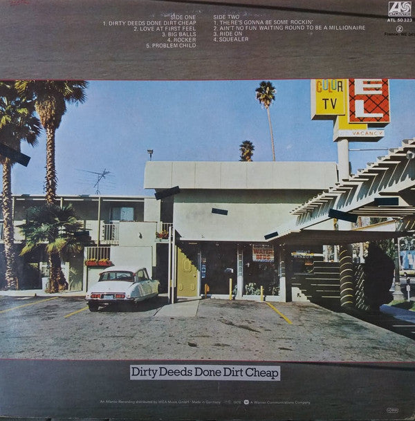 AC/DC : Dirty Deeds Done Dirt Cheap (LP, Album, RP)