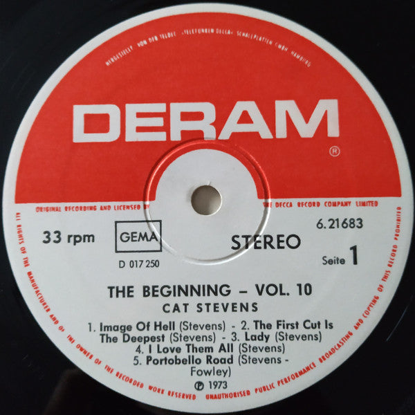 Cat Stevens : The Beginning - Vol. 10 (LP, Comp, RE)