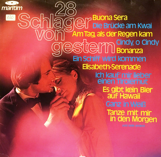 Various : 28 Schlager Von Gestern (LP, Comp)