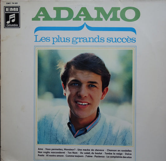 Adamo : Les Plus Grands Succès (LP, Comp)