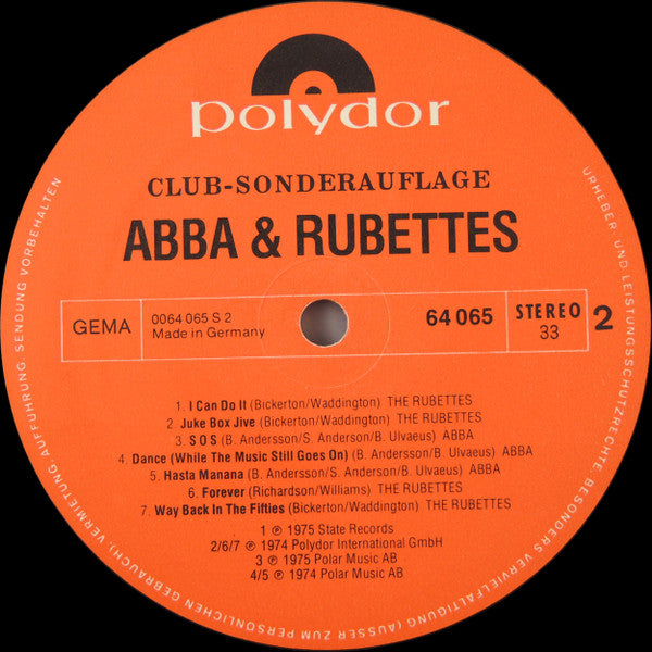 ABBA / Rubettes* : ABBA & Rubettes (LP, Comp, Club)