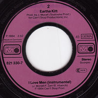 Eartha Kitt : I Love Men (7", Single)