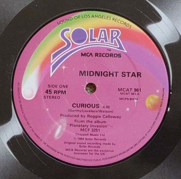 Midnight Star : Curious (12", Single)
