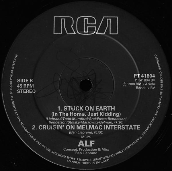ALF (2) : Stuck On Earth (Housemix) (12", Single)