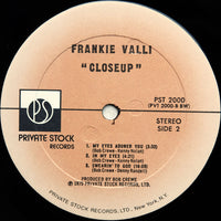 Frankie Valli : Closeup (LP, Album, Bes)