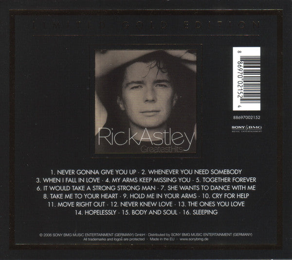 Rick Astley : Greatest Hits (CD, Comp, RE, Sli)