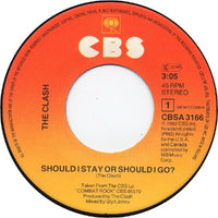 The Clash : Should I Stay Or Should I Go? (7", Single)