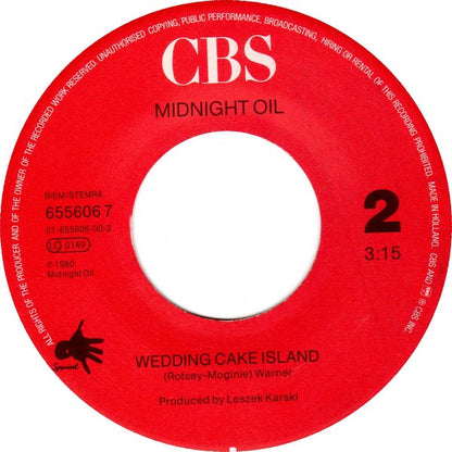 Midnight Oil : Blue Sky Mine (7", Single)