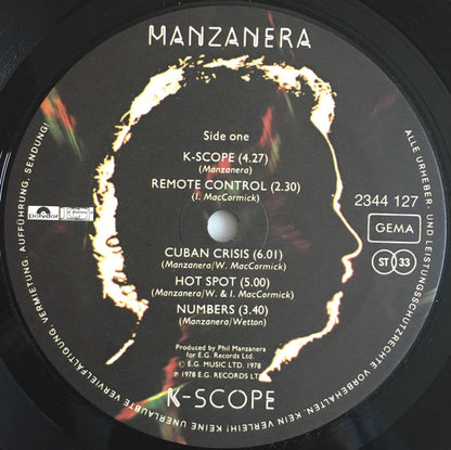 Manzanera* : K-Scope (LP, Album)